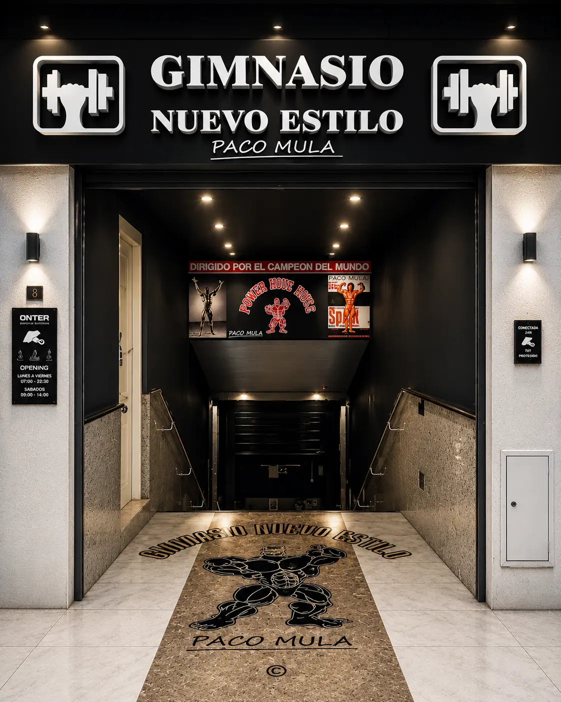 Entrada real de Gimnasio Nuevo Estilo